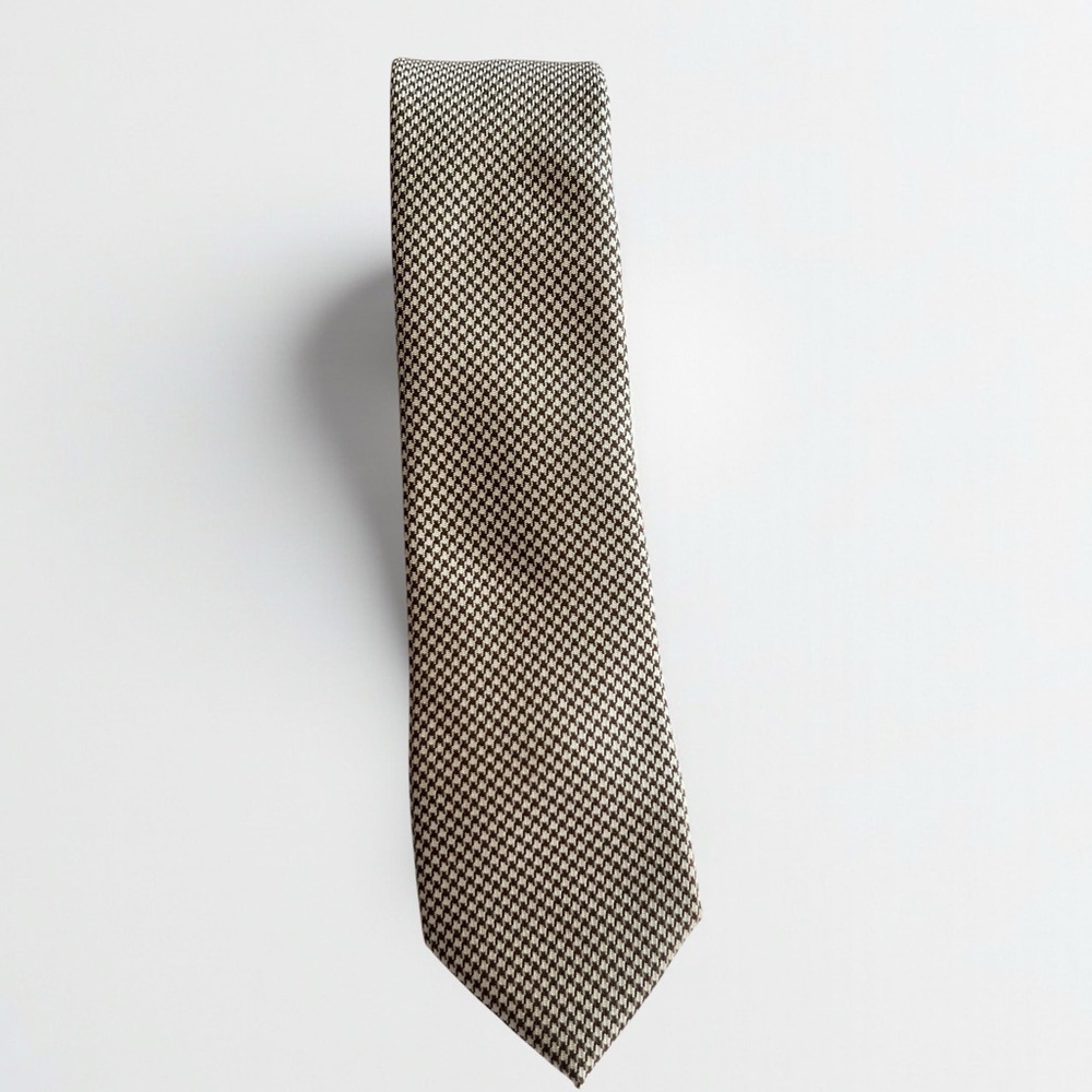 Express Monochrome Checkered Tie